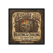HVAC Technician - Vintage Air Heating & Cooling Metal Sign — Technician Retro Metal Wall Art - DCA0432