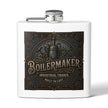 Boilermaker Flask: Industrial Trades, Built to Last' Stainless Steel 6oz - DCA0419