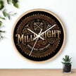 Millwright Industrial Wall Clock — Steampunk Gear Emblem - DCA0392