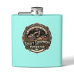 Heavy Equipment Operator Stainless Steel Flask — 6oz (Skilled Trades Woman Gift)