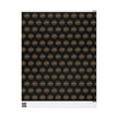 Linemen Wrapping Paper Roll — Vintage 'Legend' Emblem Pattern on Black (Gift Wrap)