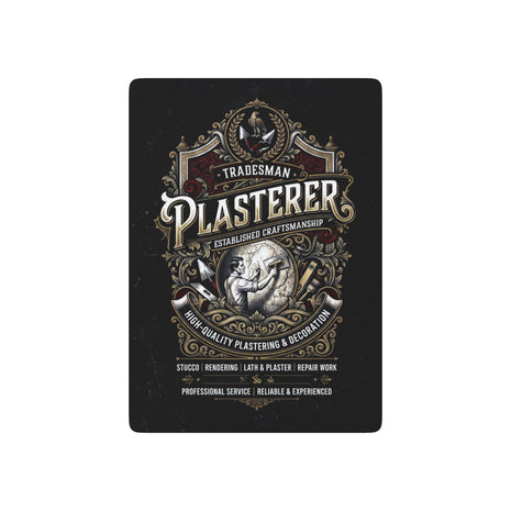 Plasterer Tradesman Vintage Playing Cards – Classic Poker Deck - DCA0361