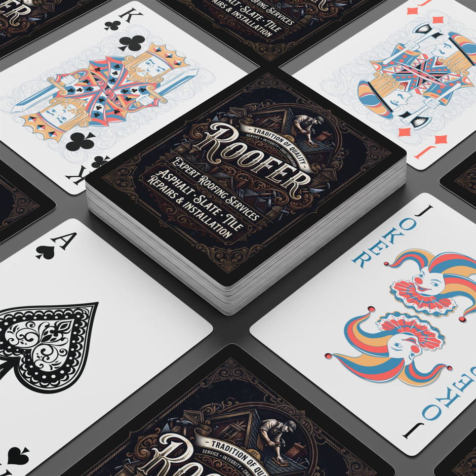 Roofer Poker Playing Cards — DCA0363