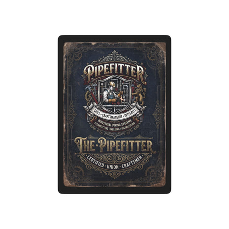 Pipefitter Vintage Poker Playing Cards — Retro Industrial Poker Deck
