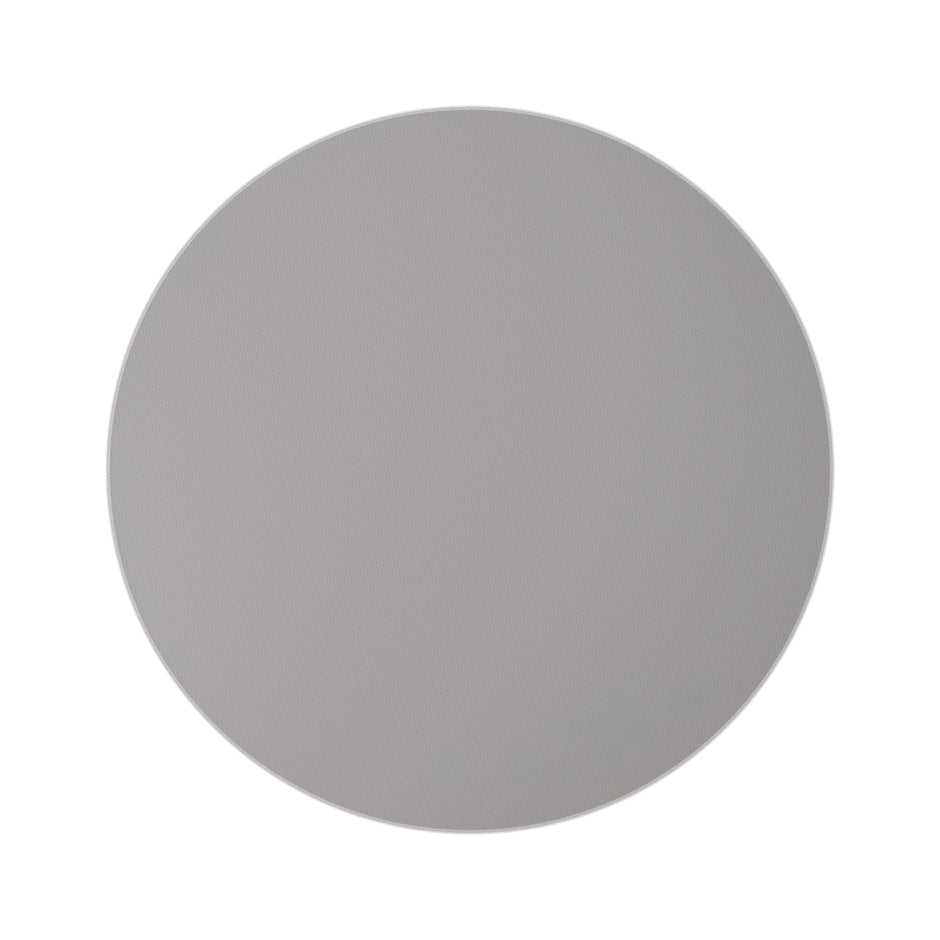 Round Striped Rug — Retro Earthtone Circular Accent Rug
