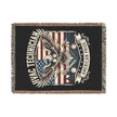 HVAC Technician Woven Blanket – American Tech Emblem Throw