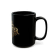 Pipefitter Service & Repair Black Coffee Mug — Vintage Tools Design (11oz/15oz)