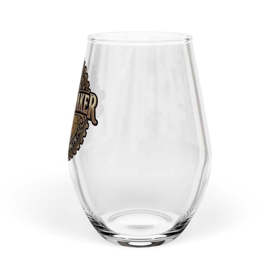 Boilermaker Industrial Crest Stemless Wine Glass – 11.75 oz - DCA0334