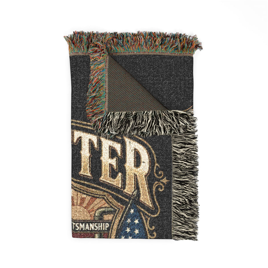 Pipe Fitter Woven Blanket — American Pride Throw