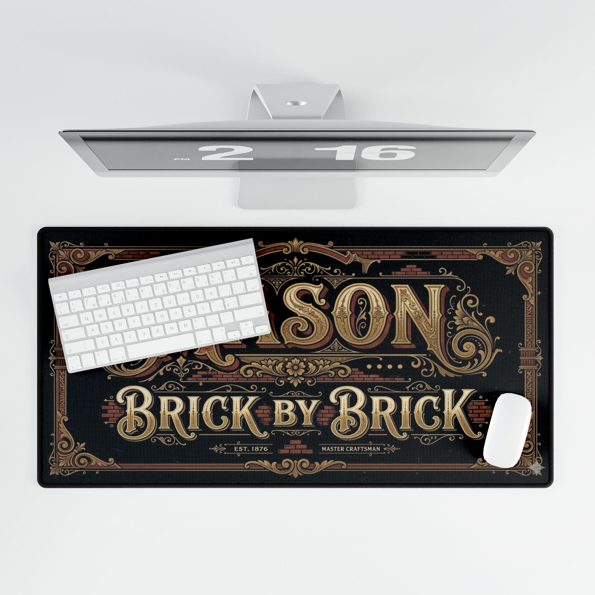 Mason Desk Mat Mouse Pad - American Heritage - Vintage Style - DCA0127