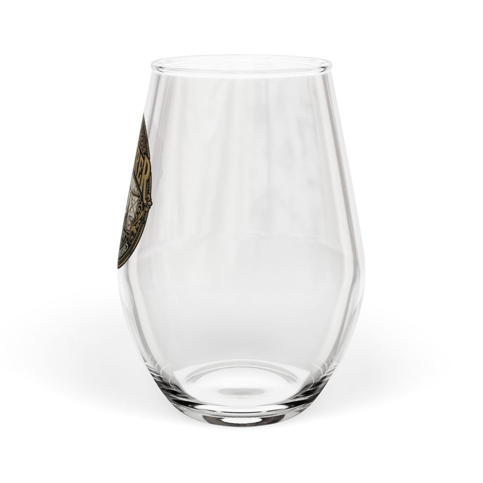 Plasterer Craft Logo Stemless Wine Glass – 11.75oz - DCA0346
