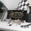 Oil Rigger Vanity Plate — Offshore Drilling & Exploration Metal License Tag - DCA324
