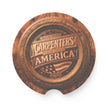 Carpenters That Build America Rustic Soapstone - Car Coaster - DCA0144