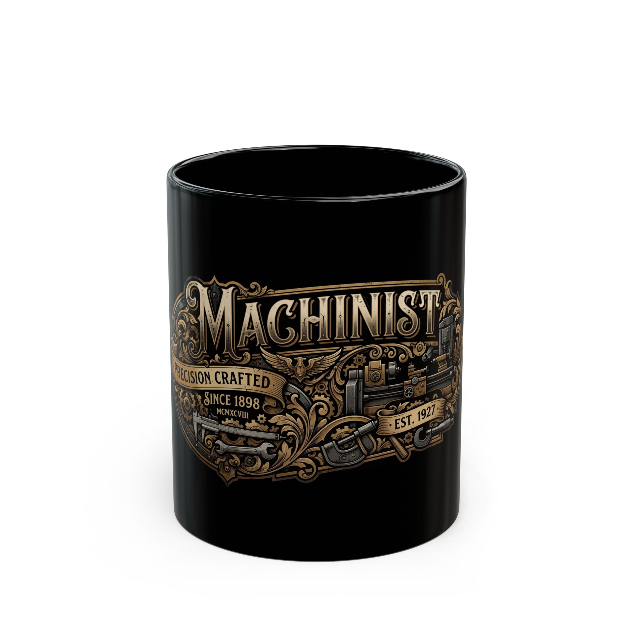 Machinist Vintage Industrial Mug — 'Machinist' Crafted Since 1898 Coffee Cup - DCA0417