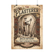 Plasterer Vintage Poster – Skilled Artisan Wall Art - DCA0378