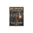 Boilermakers That Build America Silk Poster – Skilled Tradesmen Welding Vintage Wall Art