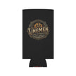 Linemen Vintage Emblem Can Cooler (Power • Grit • Reliability) - DCA0292