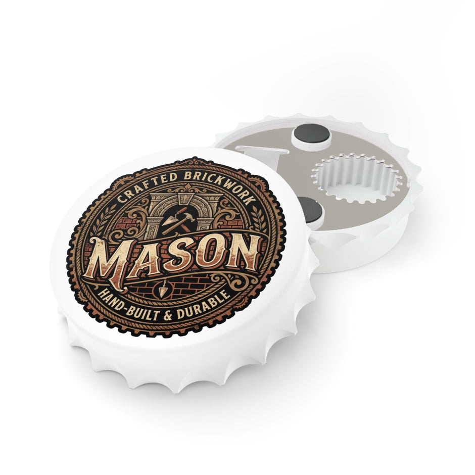Mason Bottle Opener — Crafted Brickwork, Hand-Built Durable Metal Opener - Mason - DCA0178