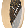 Millwright Vintage Industrial Wall Clock — Steampunk Workshop Decor - DCA0392
