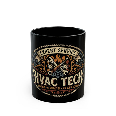 HVAC Tech Mug — Expert Service Heating & Air Conditioning Coffee Cup - DCA0278