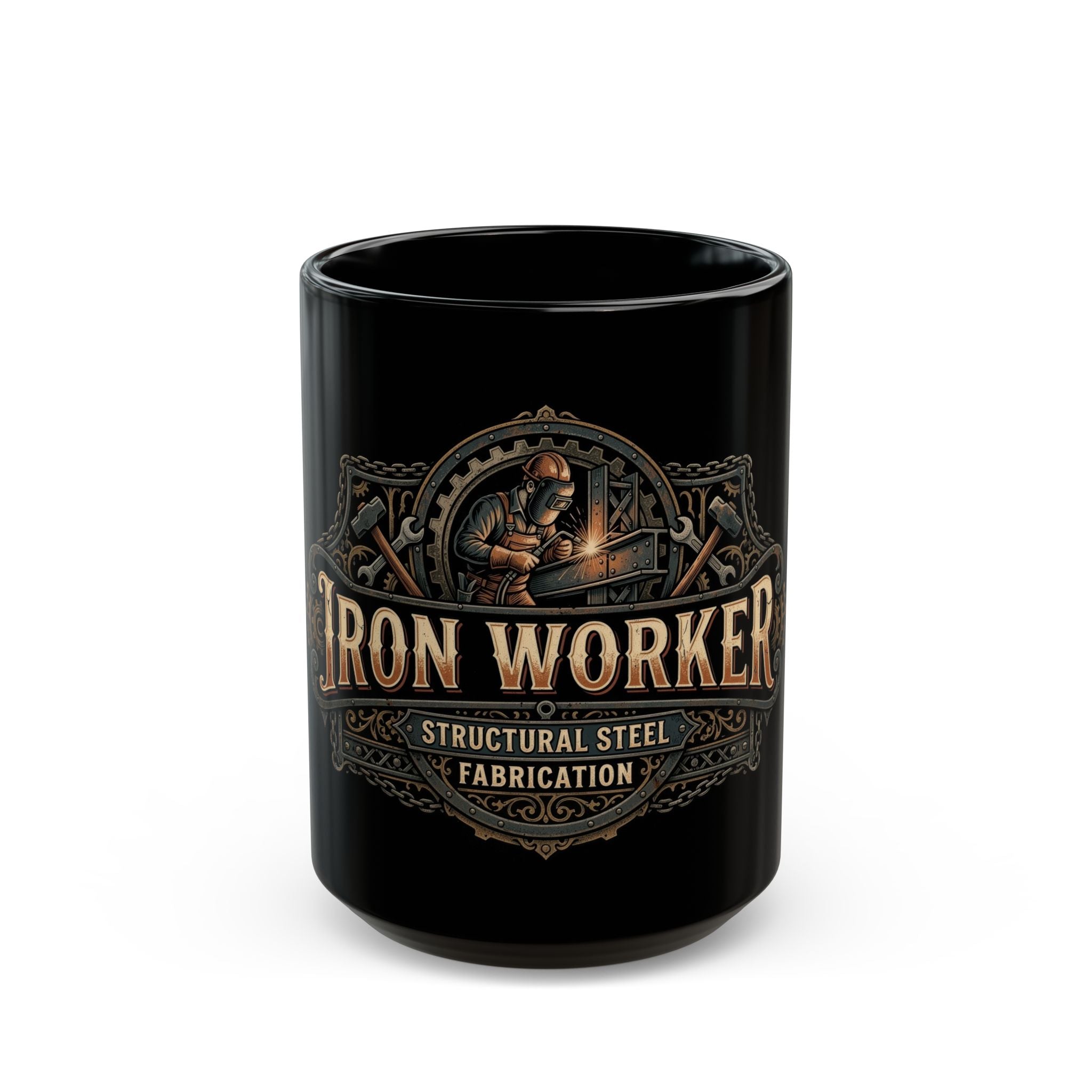 Iron Worker Mug — Structural Steel Fabrication Coffee Cup - DCA0277