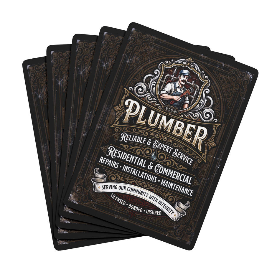Plumber Vintage Playing Cards – DCA0362