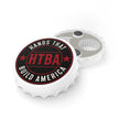 Bottle Opener — Hands That Build America (HTBA) Industrial Emblem