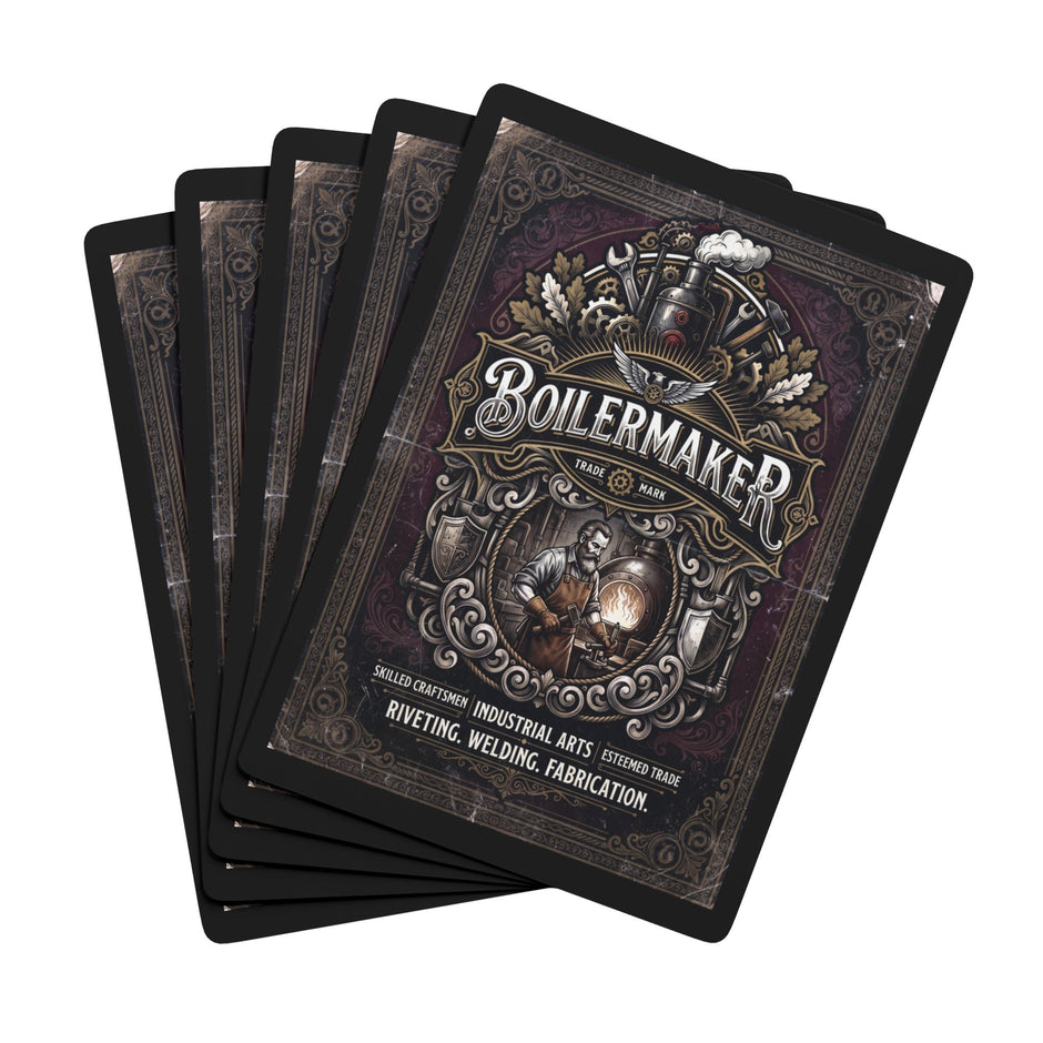 Boilermaker Vintage Industrial Poker Playing Cards — DCA0352