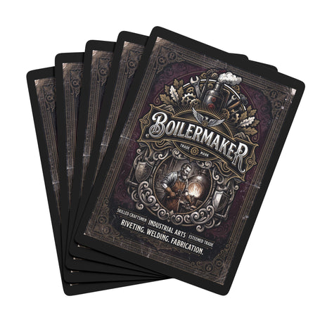 Boilermaker Vintage Industrial Poker Playing Cards — DCA0352