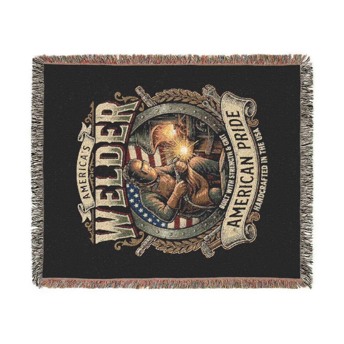 Welder Woven Blanket — American Pride Throw
