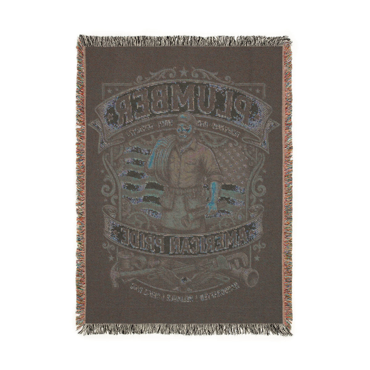 Plumber American Pride Woven Blanket