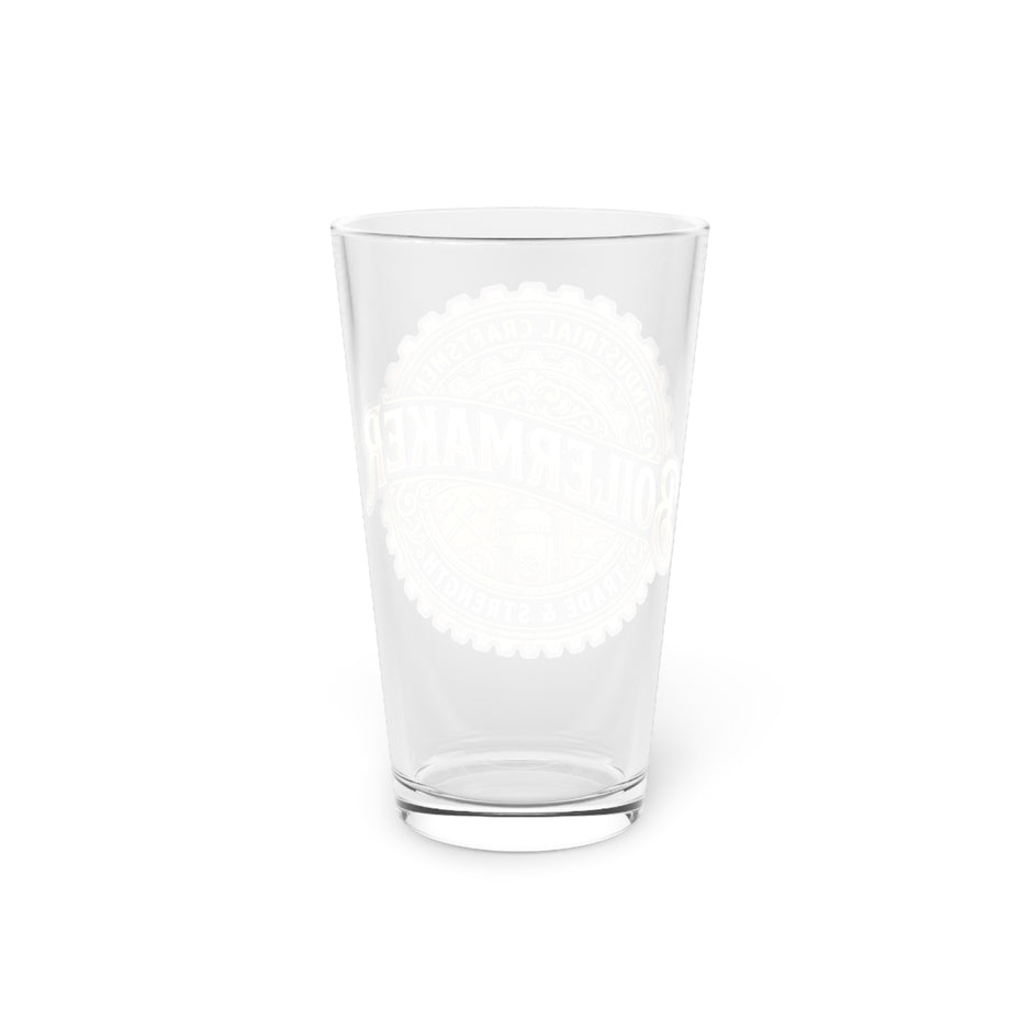 Boilermaker Vintage Emblem Pint Glass — 16oz Beer Glass - DCA0154