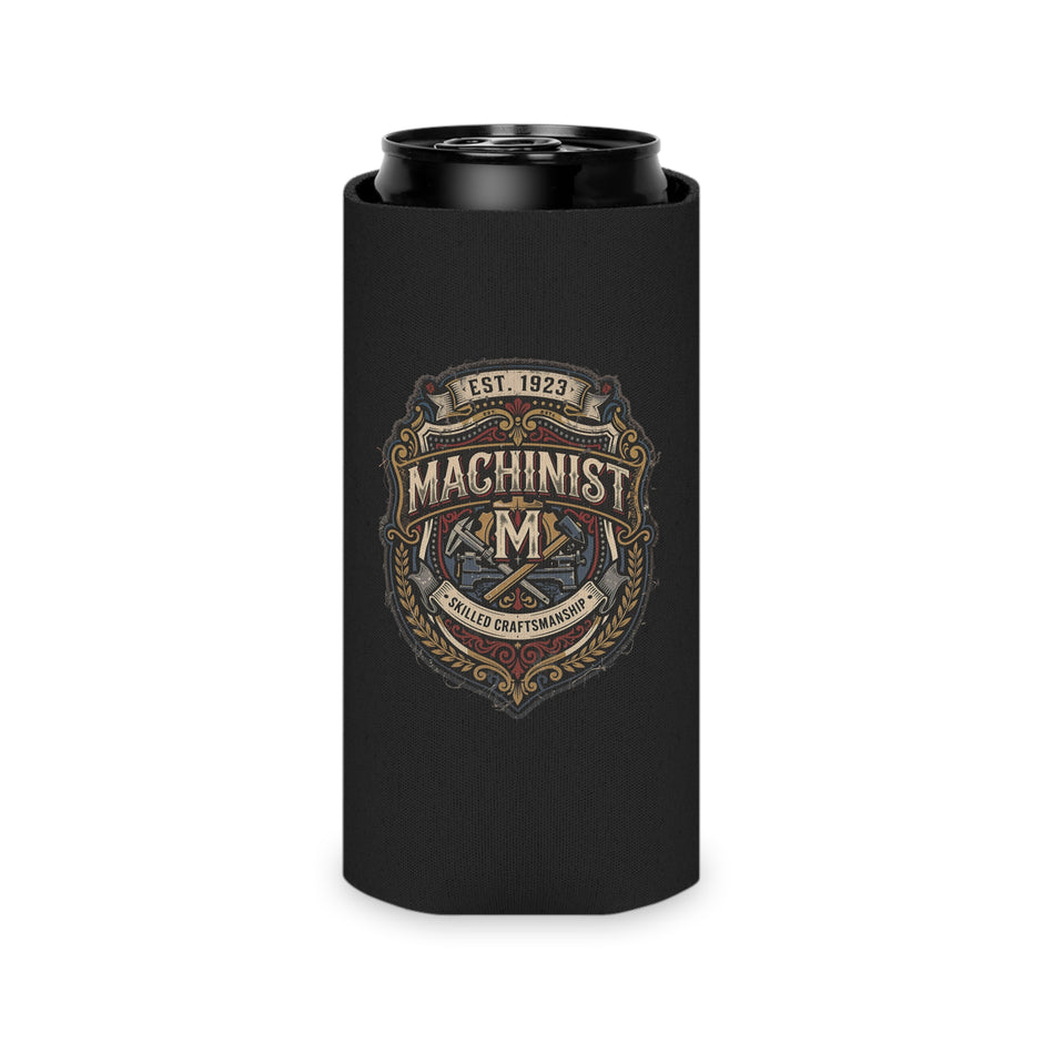 Machinist Can Cooler — Vintage Skilled Craftsman Beer Koozie (Est. 1923) - DCA0418