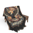 Electrician Woven Blanket - American Proud Eagle Throw
