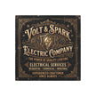 Electrician - Volt & Spark Electric Company Vintage Metal Sign — Retro Electrician Wall Art - DCA0430