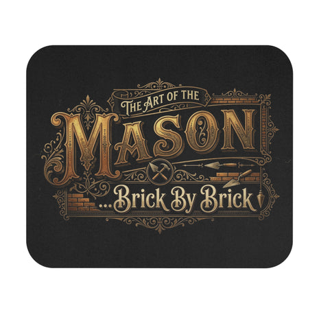 Mason-Brick By Brick-Vintage Construction Mouse Pad - DCA0307