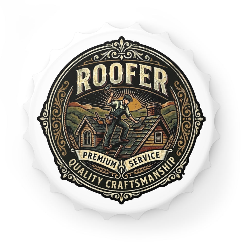 Roofer Bottle Opener – Vintage Roofing Craftsman Design - Roofer - DCA0180