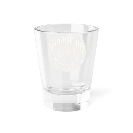 Oil Rigger Shot Glass - 1.5oz Vintage Oil Rig Logo Shooter - Oil Rigger - DCA0167