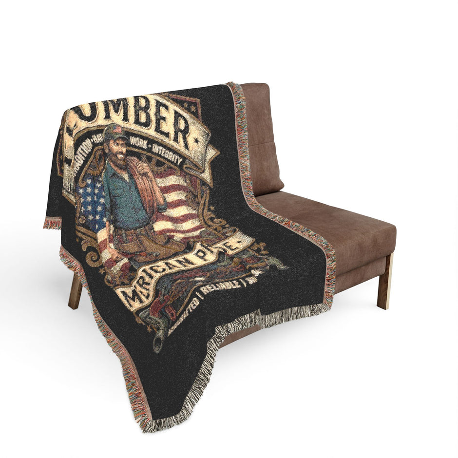Plumber American Pride Woven Blanket