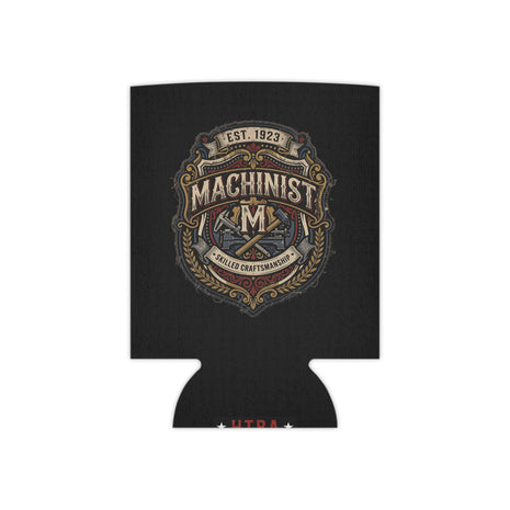 Machinist Can Cooler — Vintage Skilled Craftsman Beer Koozie (Est. 1923) - DCA0418