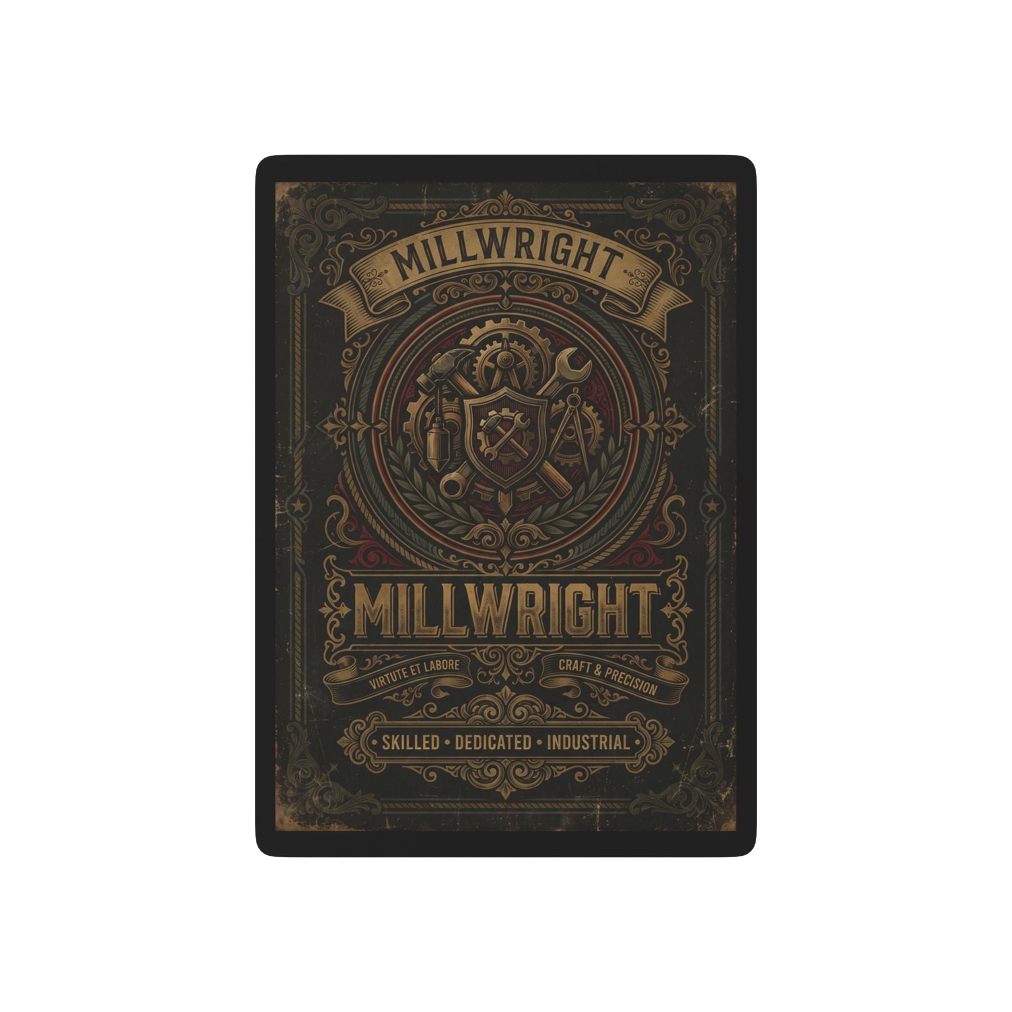 Millwright Poker Playing Cards — Antique Industrial Deck - DCA0360