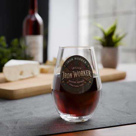 Iron Worker Stemless Wine Glass – 11.75 oz - DCA0339