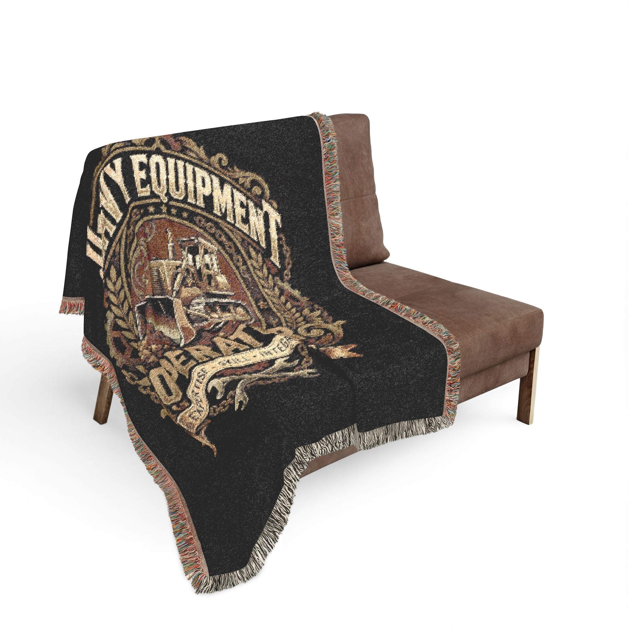 Heavy Equipment Operator Woven Heritage Throw