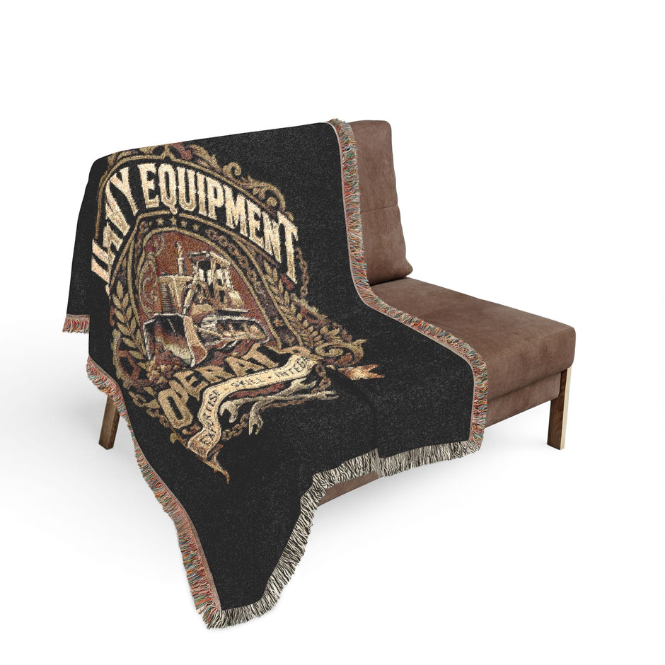 Heavy Equipment Operator Woven Heritage Throw