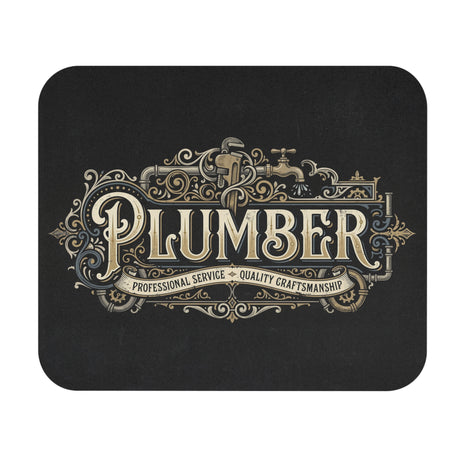 Plumber Vintage Sign Rectangle Mouse Pad — DCA0312