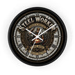Steel Worker Wall Clock — Vintage Industrial Forge Clock - DCA0400