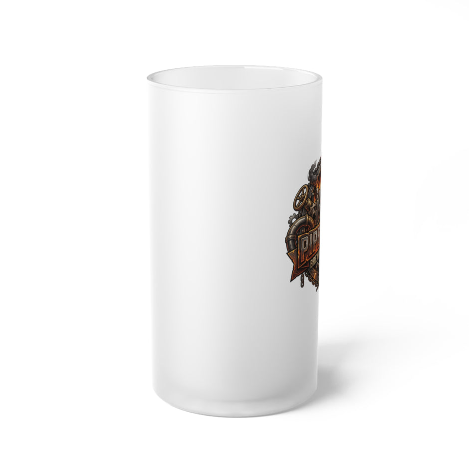 Pipefitter Trade 16 oz Frosted Glass Beer Mug - DCA0518