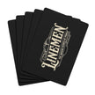 Linemen Poker Playing Cards – Classic Black & White Designer Deck