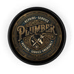 Plumber Vintage Emblem Wall Clock — Repairs • Service • Emergency - DCA0398