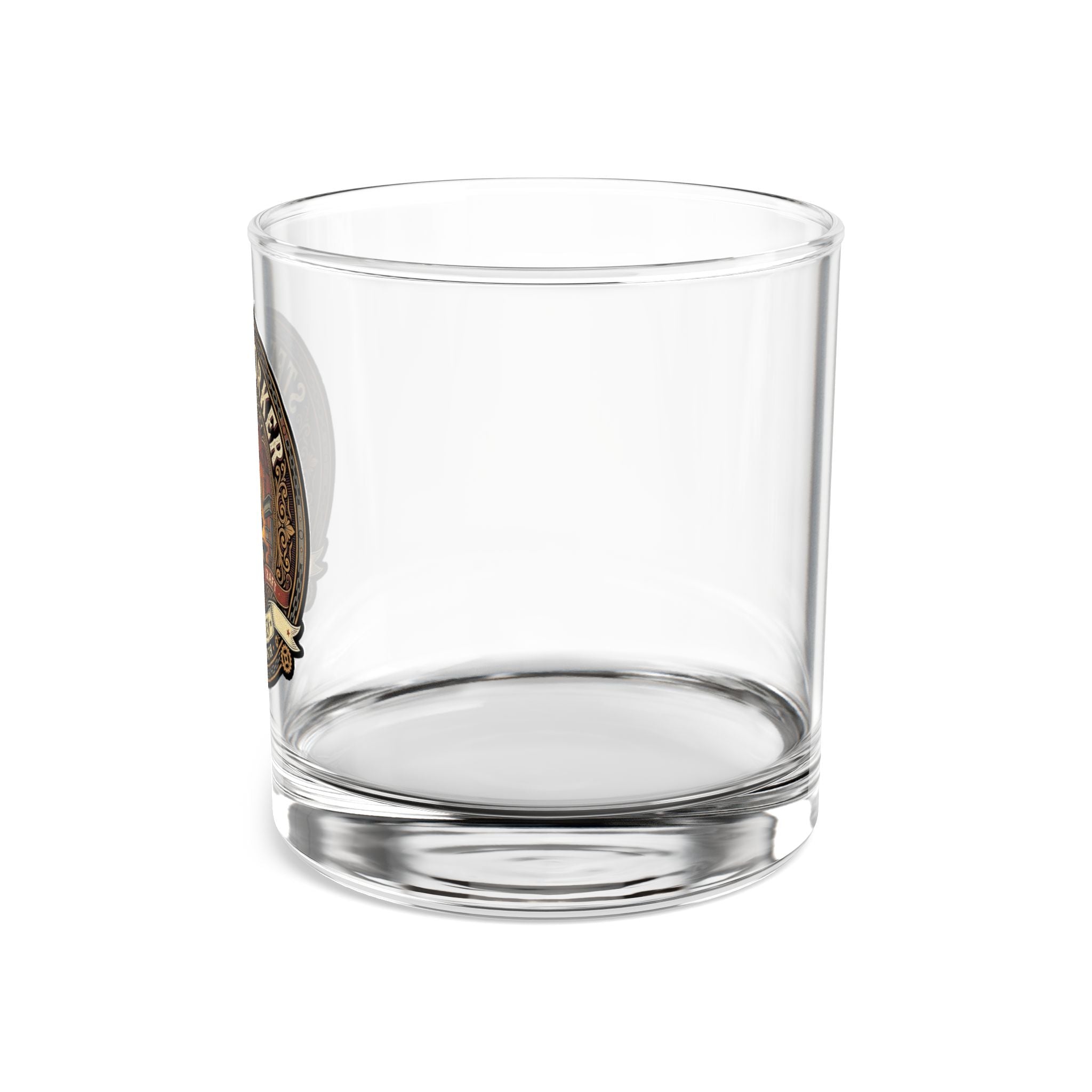 Steel Worker Tradesman 10oz Rocks Glass – Forged Strength Whiskey Tumbler - Steel Worker - DCA0196